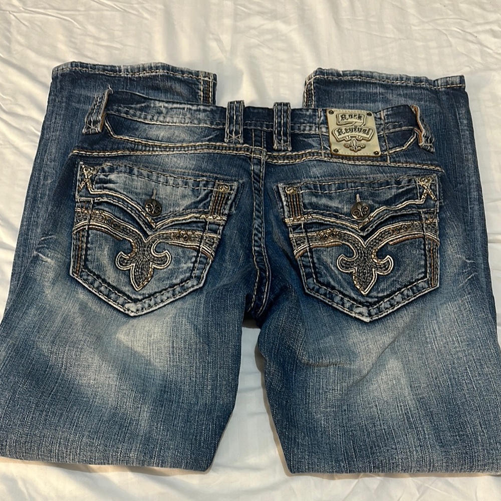 Rock Revival Blue Denim Jeans